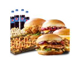 Burger O'Clock Mighty Deal 6 For Rs.2999/-